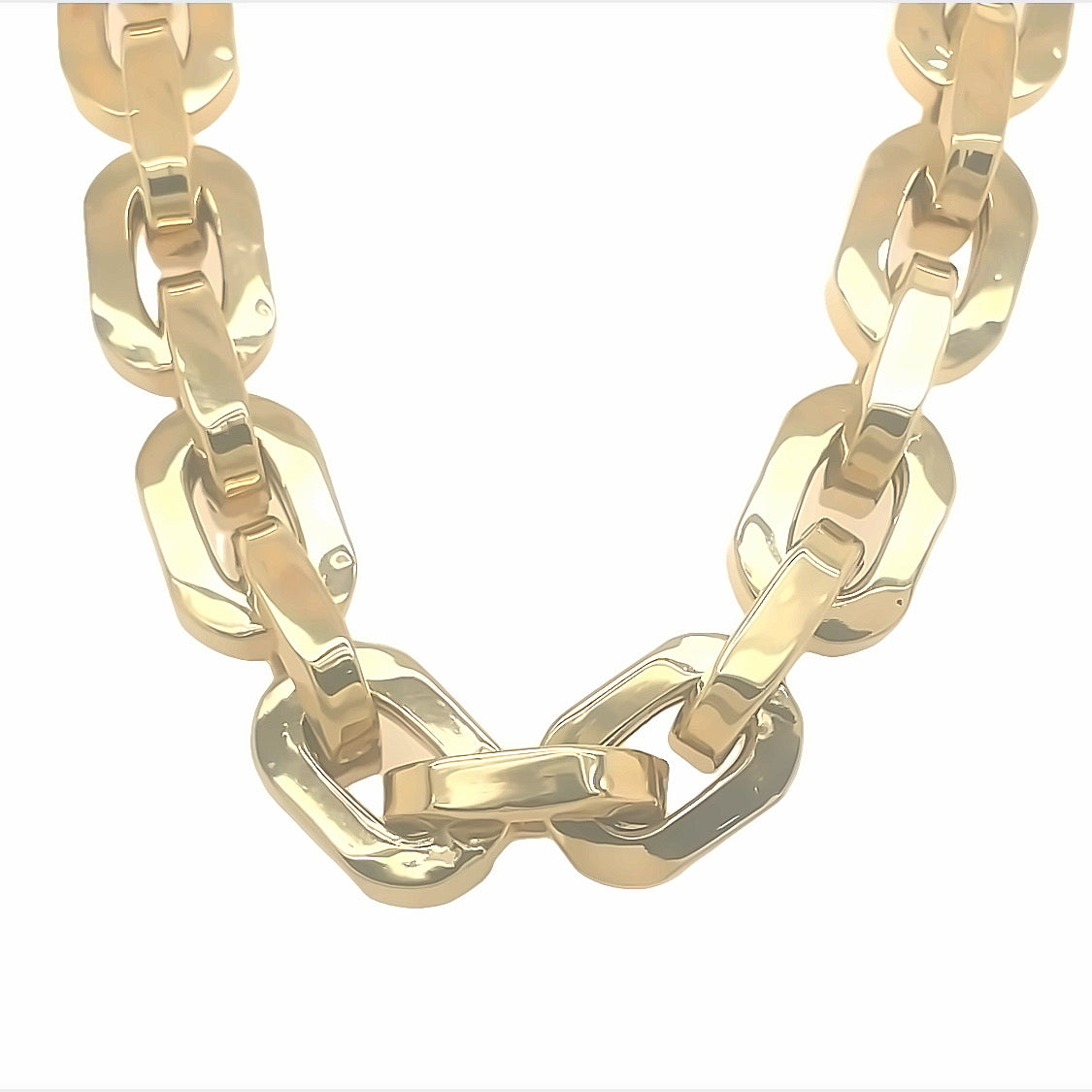 Mens24" Hermes Semi Solid Chain