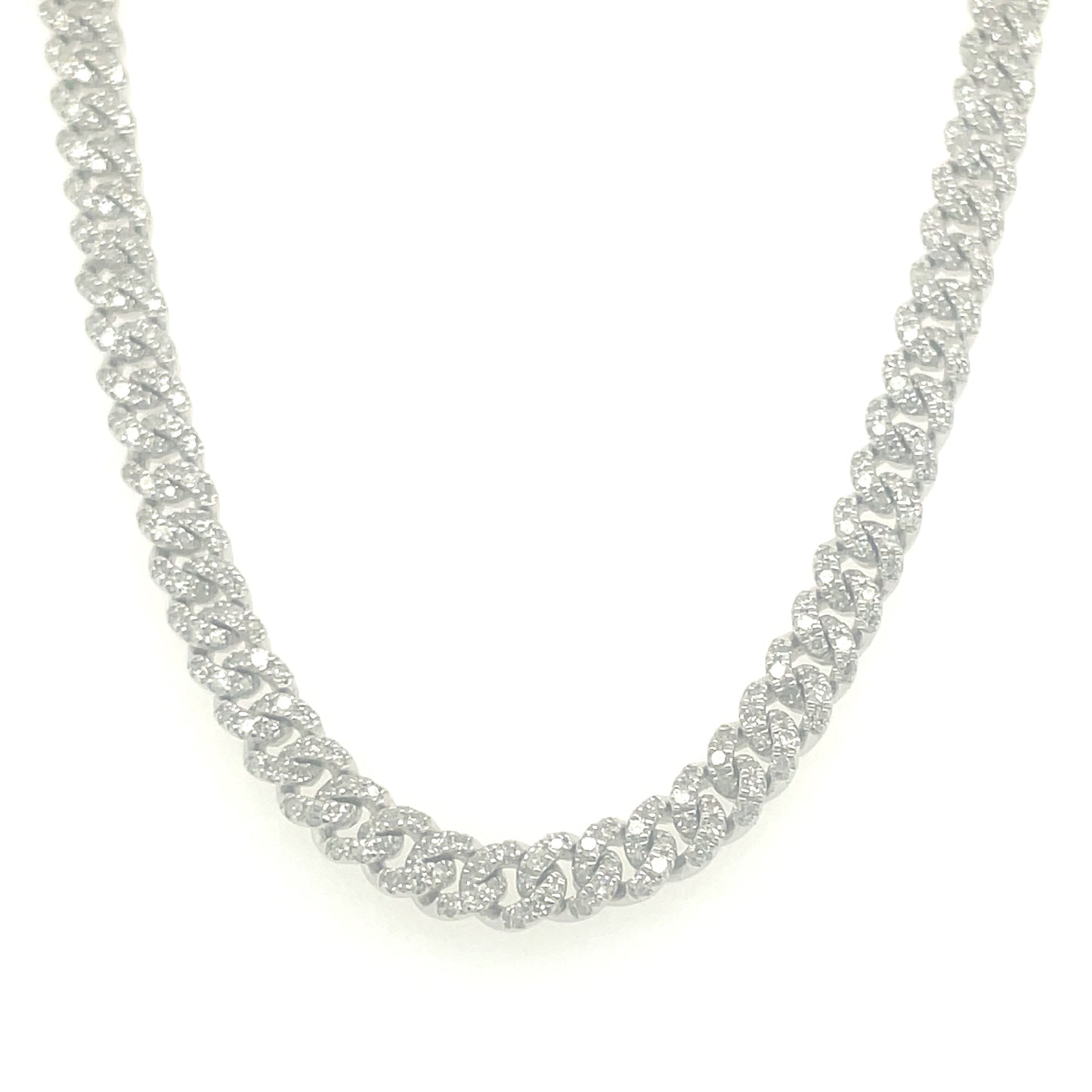 16" Diamond Cuban Chain