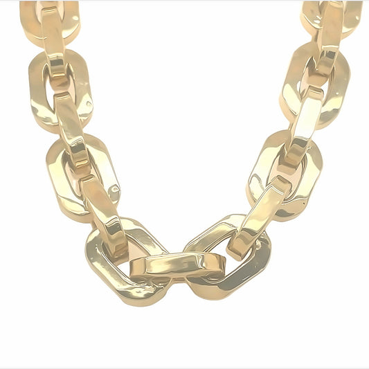 Mens24" Hermes Semi Solid Chain