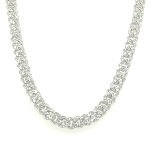 16" Diamond Cuban Chain